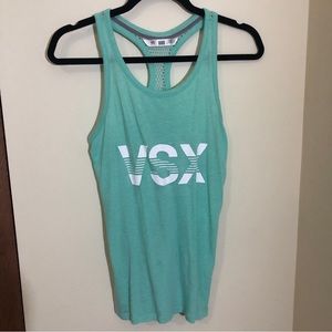 Aqua VSX mesh racer back tank